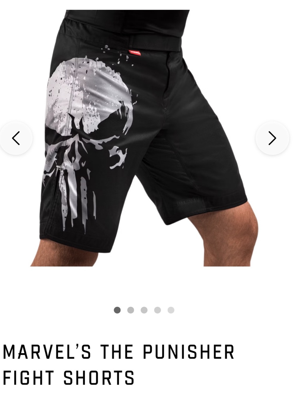 Marvel Hayabusa Shorts NWOT